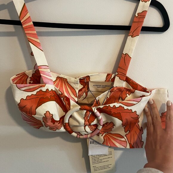 ADRIANA DEGREAS  Off White Seashell Top & Long Skirt Set - Small - Picture 12 of 13